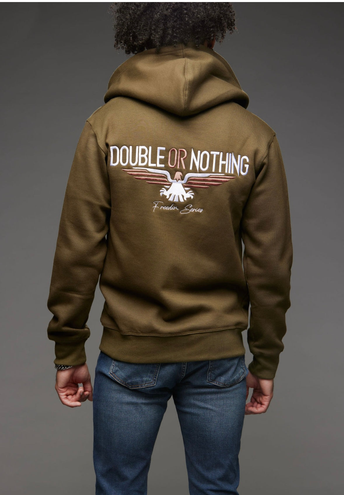 Army Green Freedom Series Hoody